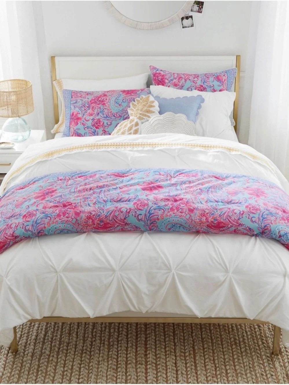 Pottery Barn Teen x Lilly Pulitzer Isla De Coco Comforter, Twin/Twin XL, Multi